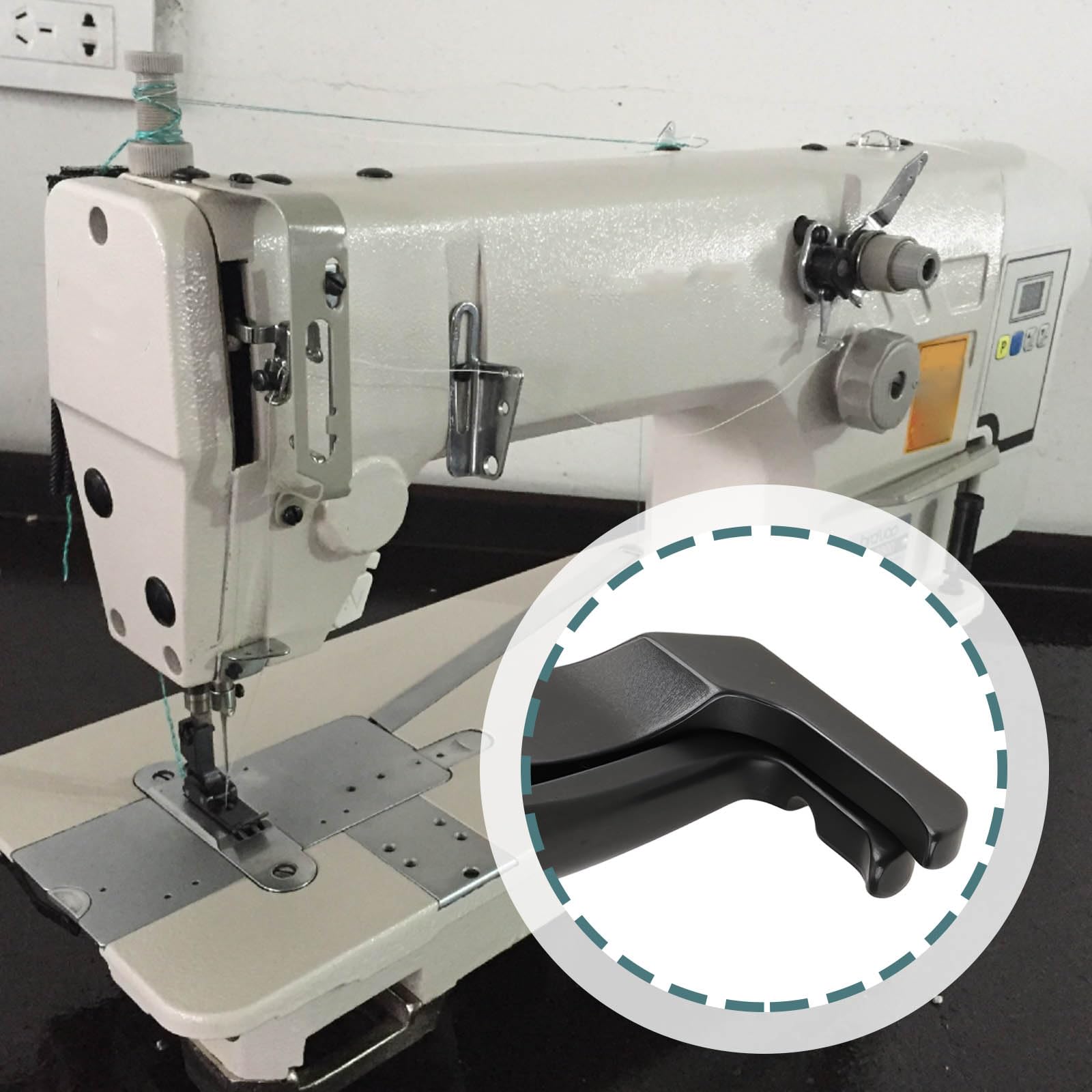 OTOTEC Narrow Right Side Zipper Foot for Industrial Walking Foot